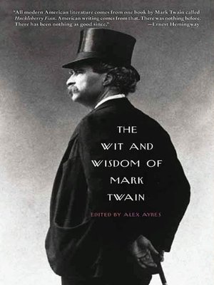 cover image of The Wit and Wisdom of Mark Twain